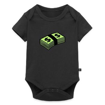 Money dollars Color - Baby Premium short-sleeve bodysuit - black - Front