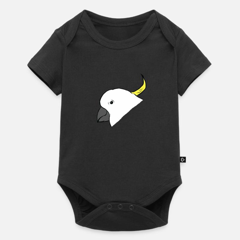 Cacatoès - perroquet - perroquet - Body à manches courtes Premium Bébé - noir