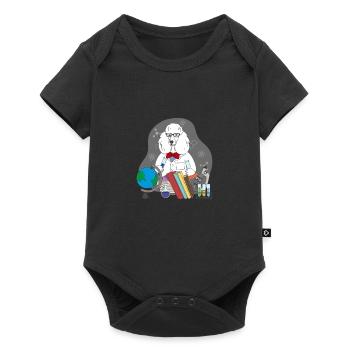 Poodle Scientist - Baby Premium short-sleeve bodysuit - black - Front