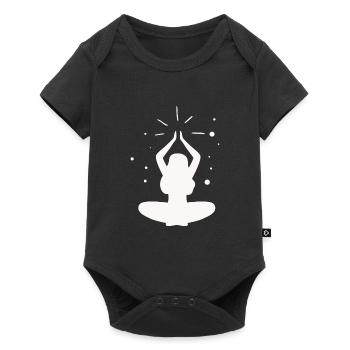 Yoga - Relax Qualité de vie - Body à manches courtes Premium Bébé - noir - Devant
