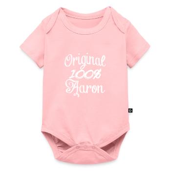 Original 100% Aaron - Baby Premium short-sleeve bodysuit - rose - Front