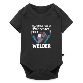 Be A Welder - Baby Premium Kurzarmbody - Schwarz - Vorne