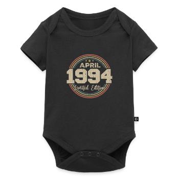 Avril 1994 Cadeau D'anniversaire Avril 1994 Retro - Body à manches courtes Premium Bébé - noir - Devant
