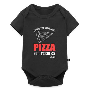 Dad Joke Father's Day Funny Sayings - Baby Premium short-sleeve bodysuit - black - Front