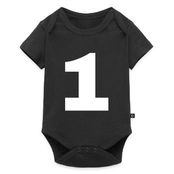 1 - Baby Premium short-sleeve bodysuit - black - Front