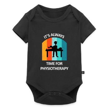 Physiotherapist Humorous Gift Saying Funny - Baby Premium short-sleeve bodysuit - black - Front