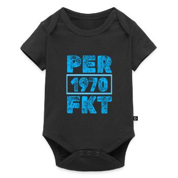 Perfect 1970 - Baby Premium Kurzarmbody - Schwarz - Vorne