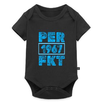 Jahr 1967 - Baby Premium Kurzarmbody - Schwarz - Vorne