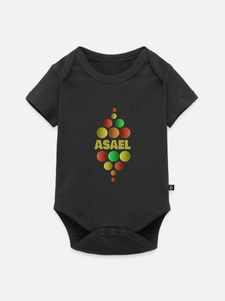Erstklässler Asael - Baby Premium Kurzarmbody - Schwarz
