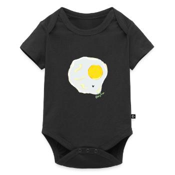 ŒUF FRIT contre mouche - Body à manches courtes Premium Bébé - noir - Devant
