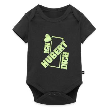 Couple Hubert - Baby Premium Kurzarmbody - Schwarz - Vorne