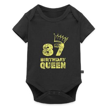 87 - Baby Premium short-sleeve bodysuit - black - Front