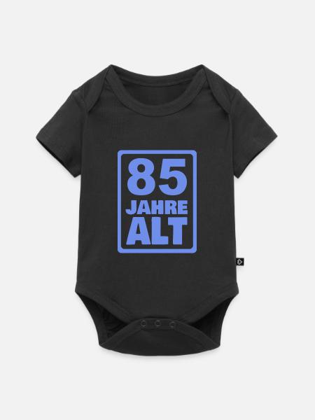 Alter 85 - Baby Premium Kurzarmbody - Schwarz