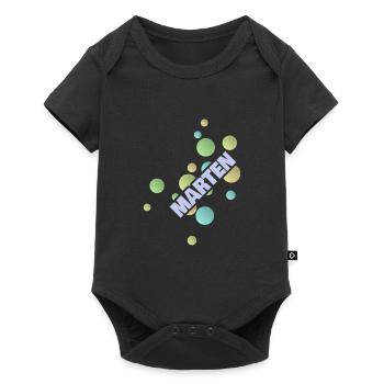 Marten - Baby Premium short-sleeve bodysuit - black - Front
