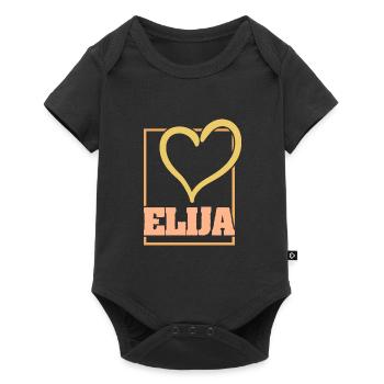 Heart of Elijah - Baby Premium short-sleeve bodysuit - black - Front