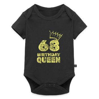 68 - Baby Premium short-sleeve bodysuit - black - Front