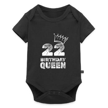 Birthday 22 - Baby Premium short-sleeve bodysuit - black - Front