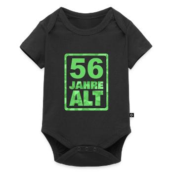 56 - Baby Premium short-sleeve bodysuit - black - Front