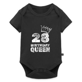 Birthday 28 - Baby Premium short-sleeve bodysuit - black - Front
