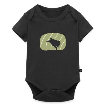 Wingsuit Flying - Baby Premium short-sleeve bodysuit - black - Front