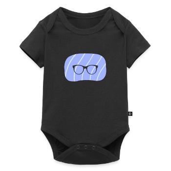 Lire la littérature d’auteur - Body à manches courtes Premium Bébé - noir - Devant