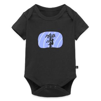 Climber Climbing Monkey - Baby Premium short-sleeve bodysuit - black - Front
