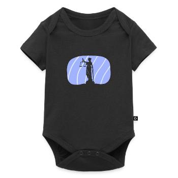 Gericht Recht Anwalt - Baby Premium Kurzarmbody - Schwarz - Vorne