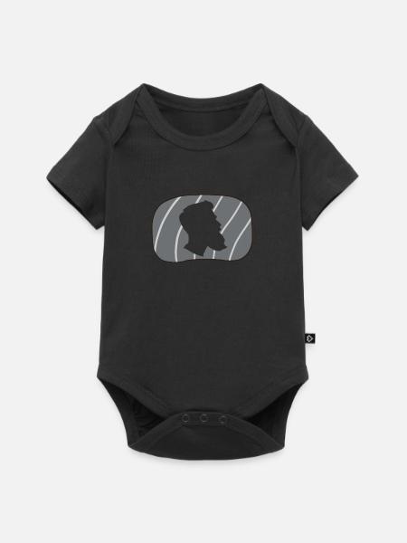 Bart Baertig Sir - Baby Premium Kurzarmbody - Schwarz