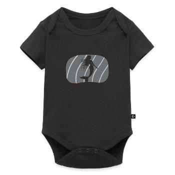 Fabelwesen Seekuh Neptun - Baby Premium Kurzarmbody - Schwarz - Vorne
