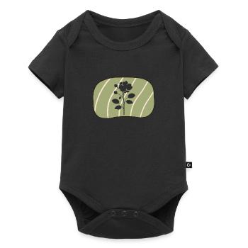Florist Floristry Flower Power - Baby Premium short-sleeve bodysuit - black - Front