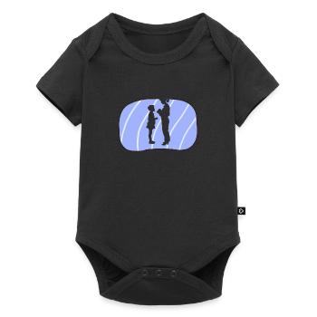 Grundschullehrer Schulanfang - Baby Premium Kurzarmbody - Schwarz - Vorne