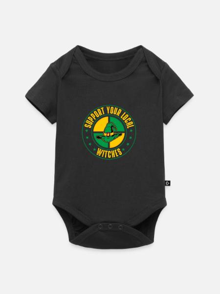 Witches - Baby Premium Kurzarmbody - Schwarz