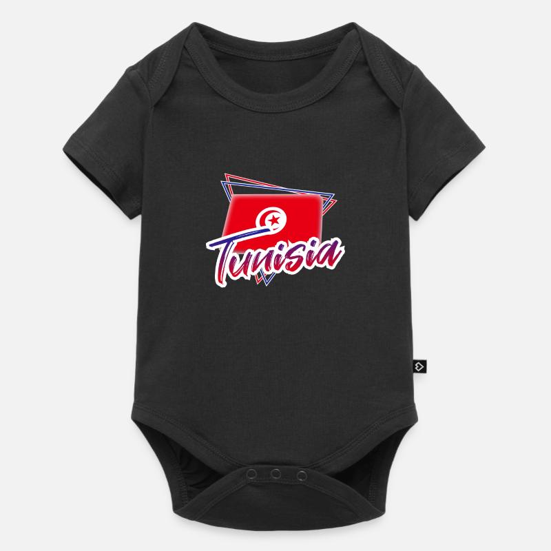 Tunisie - Body à manches courtes Premium Bébé - noir