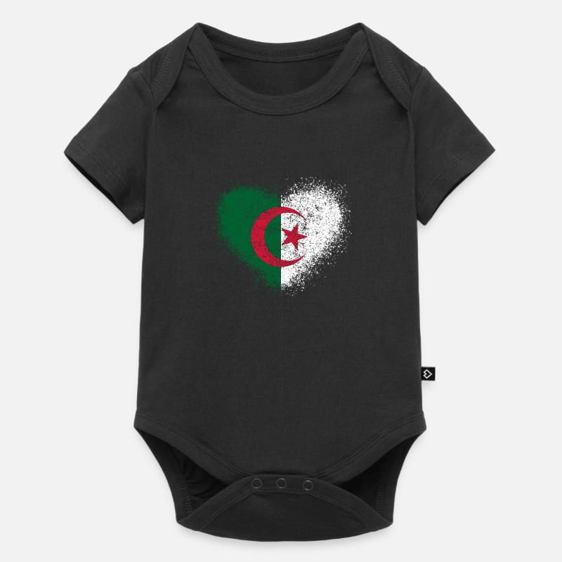 Algérie - Body à manches courtes Premium Bébé - noir