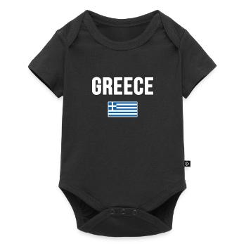 Grèce - Body à manches courtes Premium Bébé - noir - Devant