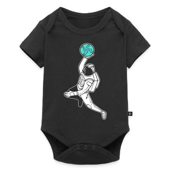 Astronauts -Basketball Players - Baby Premium short-sleeve bodysuit - black - Front