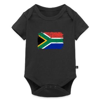 Afrique du Sud - Body à manches courtes Premium Bébé - noir - Devant