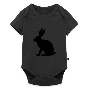 Hare - Baby Premium short-sleeve bodysuit - black - Front