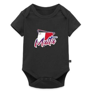 Malta - Baby Premium short-sleeve bodysuit - black - Front