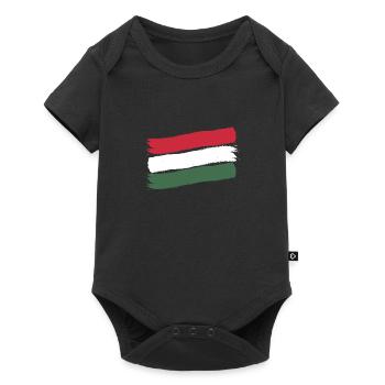 Hungary Flag Hungarian flag Balaton Hungary - Baby Premium short-sleeve bodysuit - black - Front