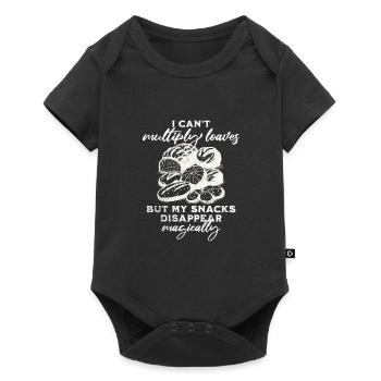 Je ne peux pas multiplier les pains, mais les miens - Body à manches courtes Premium Bébé - noir - Devant