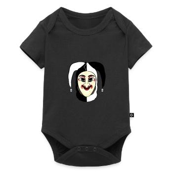 Ueli Maske Basel Fasnacht Morgenstreich Basel - Baby Premium short-sleeve bodysuit - black - Front