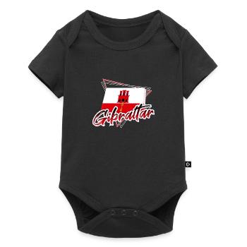 Gibraltar - Baby Premium short-sleeve bodysuit - black - Front