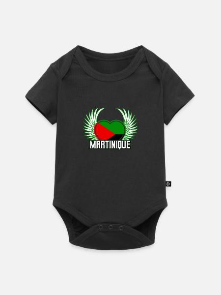 Martinique - Baby Premium Kurzarmbody - Schwarz