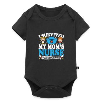Healthcare Nurse Mother - Baby Premium short-sleeve bodysuit - black - Front