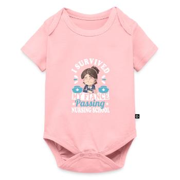 Healthcare Fiancé Nursing School - Baby Premium short-sleeve bodysuit - rose - Front
