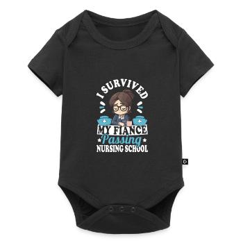 Healthcare Fiancé Nursing School - Baby Premium short-sleeve bodysuit - black - Front