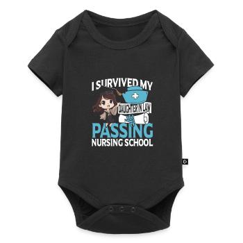Nurse Daughter-in-law Nursing - Baby Premium short-sleeve bodysuit - black - Front