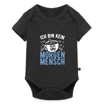 Night owl, late riser, sleepyhead, morning person - Baby Premium short-sleeve bodysuit - black - Front