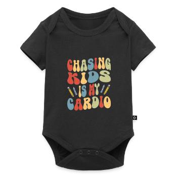 Kindergarten Teacher Childcare Children Cardio - Baby Premium short-sleeve bodysuit - black - Front